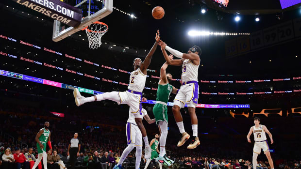jaylen brown jarred vanderbilt jayson tatum rui hachimura austin reaves boston celtics